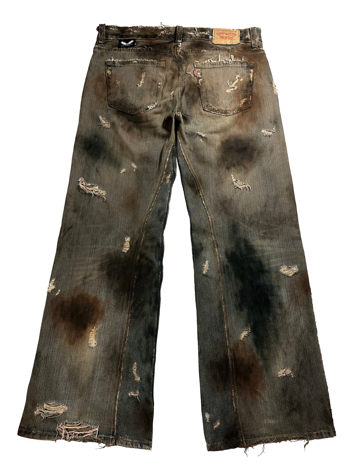 DIRT WIDE-LEG JEANS