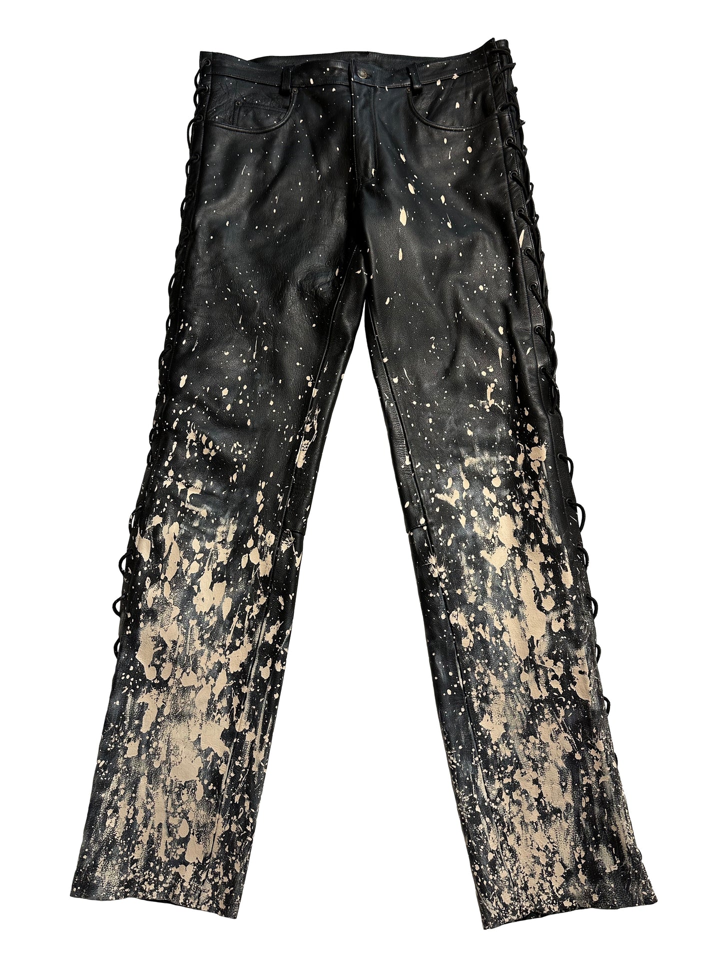 LEATHER DIRT BIKE PANTS